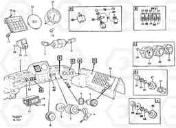 61149 Instruments panel L70B/L70C VOLVO BM VOLVO BM L70B/L70C SER NO - 13115, Volvo Construction Equipment