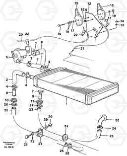 85808 Radiator and control L70B/L70C VOLVO BM VOLVO BM L70B/L70C SER NO - 13115, Volvo Construction Equipment