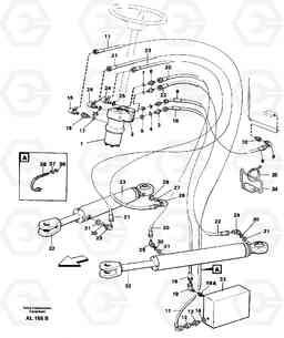 40148 Steering system L70B/L70C VOLVO BM VOLVO BM L70B/L70C SER NO - 13115, Volvo Construction Equipment