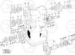 63400 Clutch housing 4 - speeds 30872 L70B/L70C VOLVO BM VOLVO BM L70B/L70C SER NO - 13115, Volvo Construction Equipment