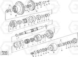 21096 Hydraulic clutch rear/4:th speeds L70B/L70C VOLVO BM VOLVO BM L70B/L70C SER NO - 13115, Volvo Construction Equipment