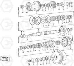 13970 Hydraulic clutch 1:st and 2:nd speeds L70B/L70C VOLVO BM VOLVO BM L70B/L70C SER NO - 13115, Volvo Construction Equipment