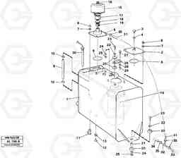 74532 Hydraulic oil tank L70B/L70C VOLVO BM VOLVO BM L70B/L70C SER NO - 13115, Volvo Construction Equipment