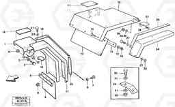82614 Mud guards L70B/L70C VOLVO BM VOLVO BM L70B/L70C SER NO - 13115, Volvo Construction Equipment