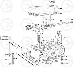 12592 Cylinder head L70B/L70C VOLVO BM VOLVO BM L70B/L70C SER NO - 13115, Volvo Construction Equipment