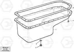 15728 Oil sump L70B/L70C VOLVO BM VOLVO BM L70B/L70C SER NO - 13115, Volvo Construction Equipment