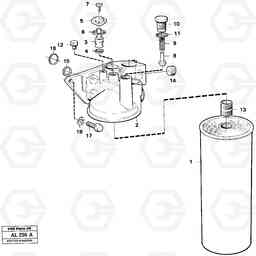 54744 Oil filter L70B/L70C VOLVO BM VOLVO BM L70B/L70C SER NO - 13115, Volvo Construction Equipment