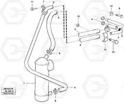 90603 Oil cooler with hoses L70B/L70C VOLVO BM VOLVO BM L70B/L70C SER NO - 13115, Volvo Construction Equipment
