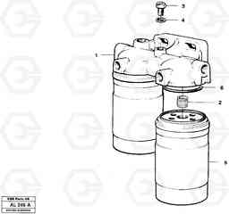 12316 Fuel filter L70B/L70C VOLVO BM VOLVO BM L70B/L70C SER NO - 13115, Volvo Construction Equipment