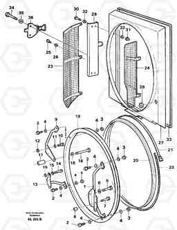 26312 Fan shroud L70B/L70C VOLVO BM VOLVO BM L70B/L70C SER NO - 13115, Volvo Construction Equipment