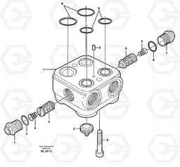 29692 Valve housing L70B/L70C VOLVO BM VOLVO BM L70B/L70C SER NO - 13115, Volvo Construction Equipment