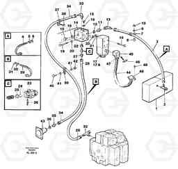 82593 Controls, differential lock L70B/L70C VOLVO BM VOLVO BM L70B/L70C SER NO - 13115, Volvo Construction Equipment
