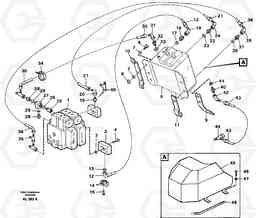 23514 Hydraulic system, feed- and return lines, 5:th and 6:th funcion L70B/L70C VOLVO BM VOLVO BM L70B/L70C SER NO - 13115, Volvo Construction Equipment