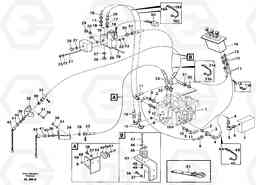 87279 Hydraulic system, 3rd function L70B/L70C VOLVO BM VOLVO BM L70B/L70C SER NO - 13115, Volvo Construction Equipment