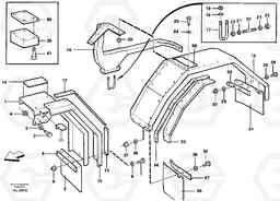 86867 Mud guards L70B/L70C VOLVO BM VOLVO BM L70B/L70C SER NO - 13115, Volvo Construction Equipment