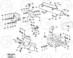 86743 Boom suspension system, valves and nipples L70B/L70C VOLVO BM VOLVO BM L70B/L70C SER NO - 13115, Volvo Construction Equipment