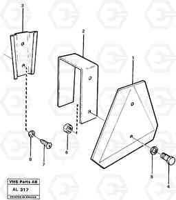 2370 LGF - sign, Slow moving vehicle L70B/L70C VOLVO BM VOLVO BM L70B/L70C SER NO - 13115, Volvo Construction Equipment