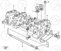 13387 Valve section with assembly parts L70B/L70C VOLVO BM VOLVO BM L70B/L70C SER NO - 13115, Volvo Construction Equipment