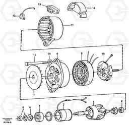 14108 Alternator L70B/L70C VOLVO BM VOLVO BM L70B/L70C SER NO - 13115, Volvo Construction Equipment