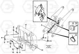 69508 Central lubrication for tool bar. L70B/L70C VOLVO BM VOLVO BM L70B/L70C SER NO - 13115, Volvo Construction Equipment
