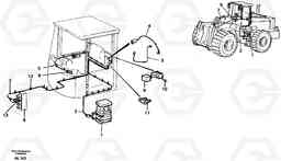 29711 Cable harness for central lubrication. L70B/L70C VOLVO BM VOLVO BM L70B/L70C SER NO - 13115, Volvo Construction Equipment