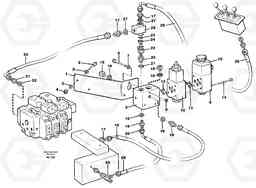 90423 Constant flow from hydraulic function 3 L70B/L70C VOLVO BM VOLVO BM L70B/L70C SER NO - 13115, Volvo Construction Equipment