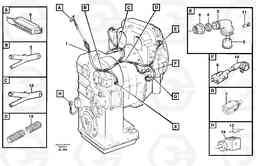 29712 Cable harness, transmission. L70B/L70C VOLVO BM VOLVO BM L70B/L70C SER NO - 13115, Volvo Construction Equipment