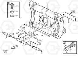 57451 Attachment bracket L70B/L70C VOLVO BM VOLVO BM L70B/L70C SER NO - 13115, Volvo Construction Equipment