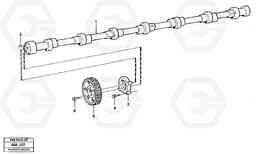 54746 Camshaft L330C VOLVO BM VOLVO BM L330C SER NO - 60187, Volvo Construction Equipment