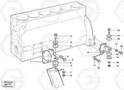 18762 Engine mounting L330C VOLVO BM VOLVO BM L330C SER NO - 60187, Volvo Construction Equipment