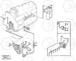 84131 Lubricating oil system L330C VOLVO BM VOLVO BM L330C SER NO - 60187, Volvo Construction Equipment