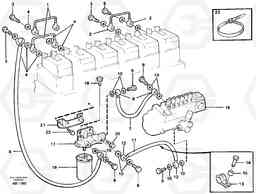 28856 Fuel pipes: Injection pump - - fuel filter L330C VOLVO BM VOLVO BM L330C SER NO - 60187, Volvo Construction Equipment