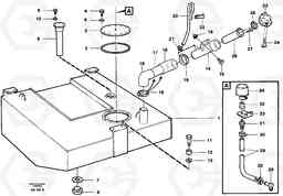 89735 Fuel tank with fitting parts L330C VOLVO BM VOLVO BM L330C SER NO - 60187, Volvo Construction Equipment
