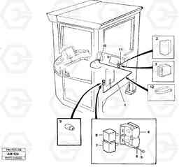 8654 Cable harness for forward and rear. L330C VOLVO BM VOLVO BM L330C SER NO - 60187, Volvo Construction Equipment