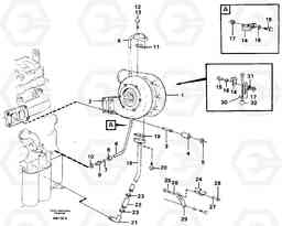 54749 Turbocharger with fitting parts L330C VOLVO BM VOLVO BM L330C SER NO - 60187, Volvo Construction Equipment