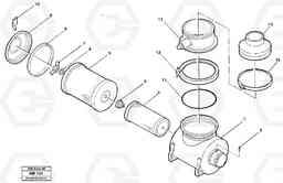 24811 Air filter L330C VOLVO BM VOLVO BM L330C SER NO - 60187, Volvo Construction Equipment