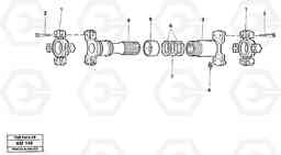 22374 Propeller shaft L330C VOLVO BM VOLVO BM L330C SER NO - 60187, Volvo Construction Equipment