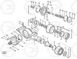 39889 Axle, rear L330C VOLVO BM VOLVO BM L330C SER NO - 60187, Volvo Construction Equipment