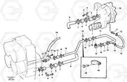 83582 Transmission: Suction- and return pipes L330C VOLVO BM VOLVO BM L330C SER NO - 60187, Volvo Construction Equipment