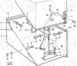 65239 Battery box with fitting parts L330C VOLVO BM VOLVO BM L330C SER NO - 60187, Volvo Construction Equipment