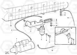 26463 Starter element, assembly L330C VOLVO BM VOLVO BM L330C SER NO - 60187, Volvo Construction Equipment