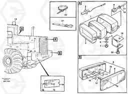 60596 Lighting, rear L330C VOLVO BM VOLVO BM L330C SER NO - 60187, Volvo Construction Equipment