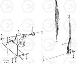 83108 Windshield wiper, rear L330C VOLVO BM VOLVO BM L330C SER NO - 60187, Volvo Construction Equipment