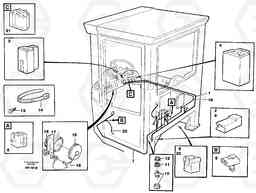 8637 Cable harnesses, cab L330C VOLVO BM VOLVO BM L330C SER NO - 60187, Volvo Construction Equipment