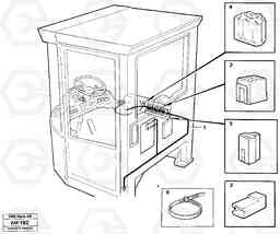 8641 Cable harnesses, cab L330C VOLVO BM VOLVO BM L330C SER NO - 60187, Volvo Construction Equipment