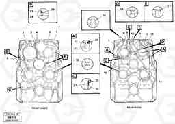 39886 Transmission housing, Internal tubing L330C VOLVO BM VOLVO BM L330C SER NO - 60187, Volvo Construction Equipment