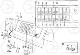 61151 Switch panel L330C VOLVO BM VOLVO BM L330C SER NO - 60187, Volvo Construction Equipment