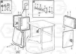 35353 Glass panes L330C VOLVO BM VOLVO BM L330C SER NO - 60187, Volvo Construction Equipment