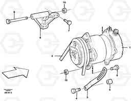 10999 Compressor, assembly L330C VOLVO BM VOLVO BM L330C SER NO - 60187, Volvo Construction Equipment