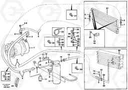 78065 Assembly hoses: Evaparator, receiver drier, condenser. L330C VOLVO BM VOLVO BM L330C SER NO - 60187, Volvo Construction Equipment